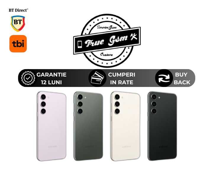 Samsung S23 128GB / 256GB Phantom Black - GARANTIE 12 LUNI | TrueGSM