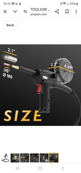 Pistolet sudura aluminiu spool gun