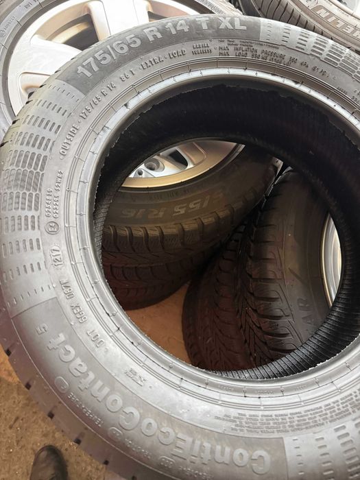 4x Anvelope Vara 175/65 R14 - Continental Conti Eco Contact 5 XL