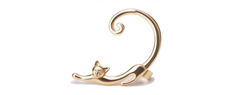 Котешка обица за ухо