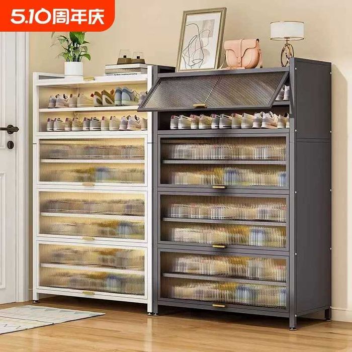 Обувница для входа/Сдвижные ПВХ двери/пылезащищённый дизайн / optim