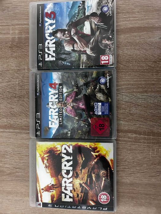 Vand jocurile far cry 2,3,4 pentru ps3