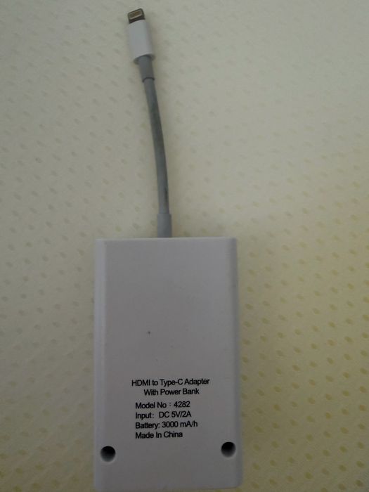 HDMI адаптер на Lightning или с type-c на Lightning для Iphone