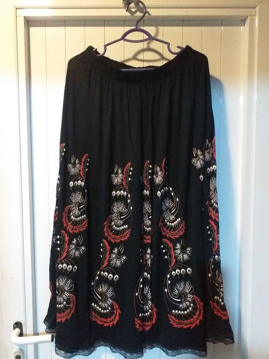 Fustă lungă bumbac și vâscoză