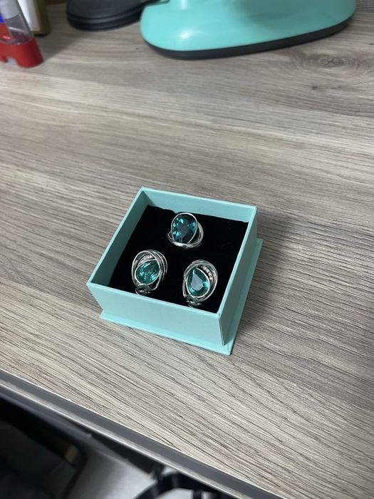 Кольцо и сережки