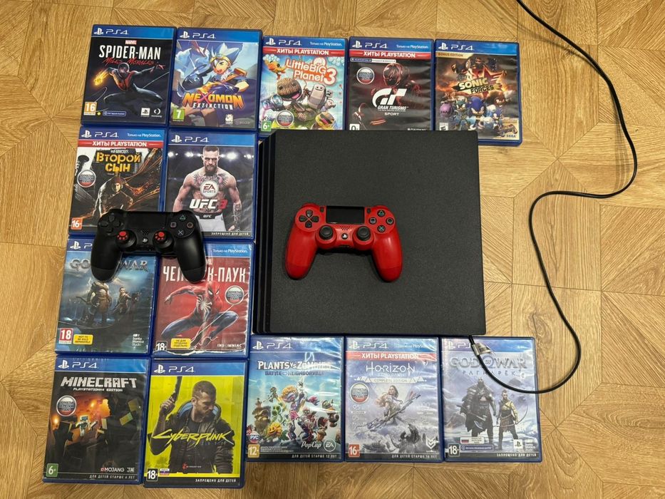 PS 4 PRO + плюс 14 игр