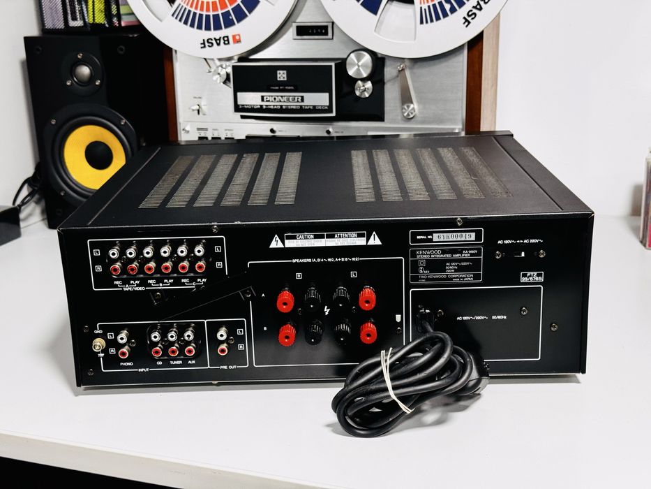 Amplificator KENWOOD KA-990V,factor amortizare-1000, 165W/canal 4 ohmi