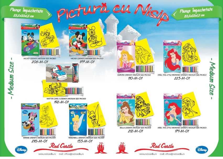 Activitate creativa copii - Planse pictura cu nisip colorat