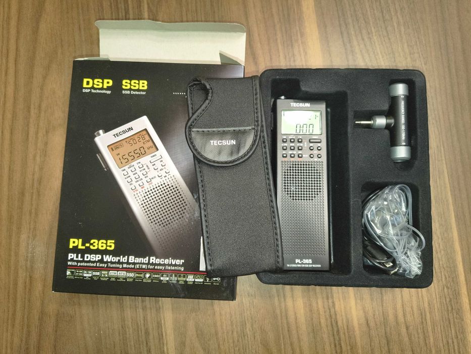 Tecsun PL-365 Преносимо Радио с SSB (Single Side Band еднолентова модулация)