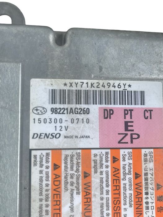 Kit Airbag Subaru Legacy Iv An 2007 Bl 2003 - 2015 98221Ag260