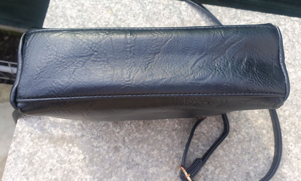 Geanta neagra piele