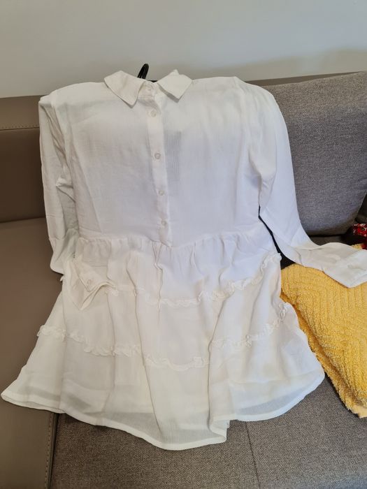 Rochie alba lejera de vara pentru fete !