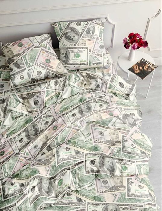 Постельное бельё 1,5спальное, хлопок