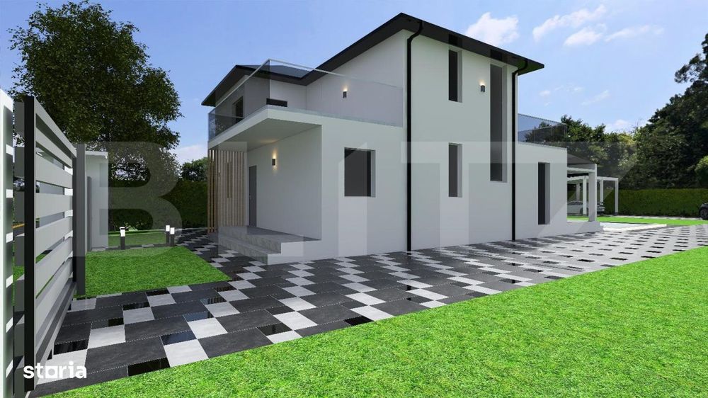 Casa 5 camere -160 mp. Teren 750 mp. Paulesti