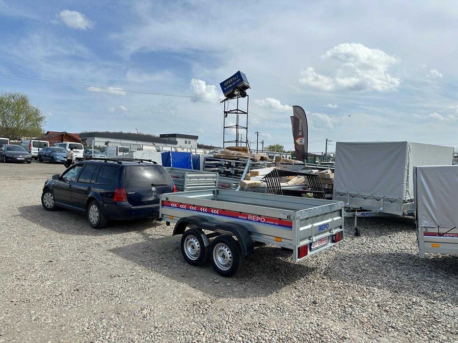 Remorca 750 kg mono-ax,dublu-ax, basculabila, apicola, moto ATV,R.A.R.