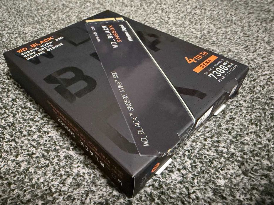SSD 4 Tb / WD (Sandisk) SN850X / M.2 NVMe / PCIe 4.0 / Sigilat