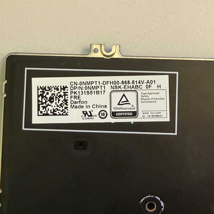 Tastatură Originală Iluminată Dell Latitude 5280 7280 7380 7290 - Franceză AZERTY