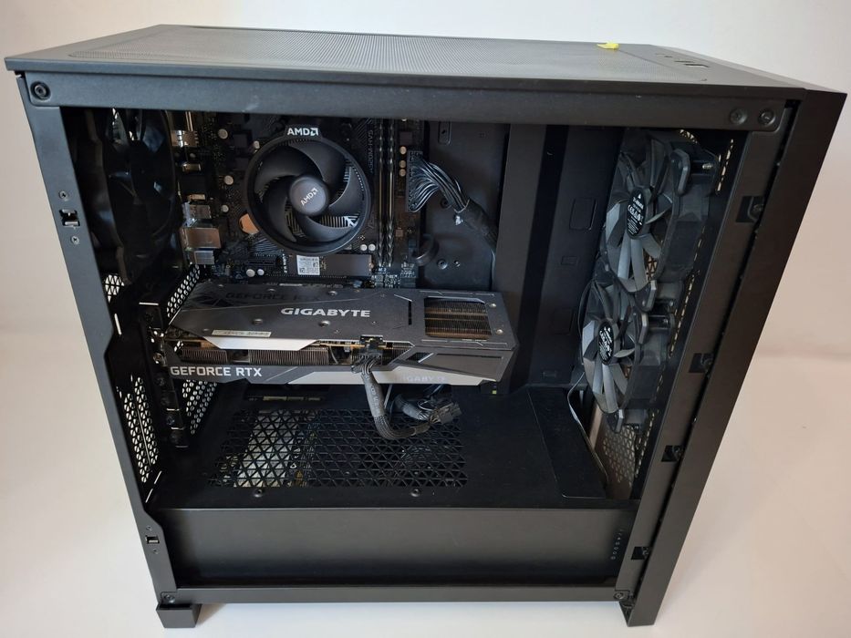 PC Gaming Ryzen 5 5600 | RTX 3060 Ti 8G  | 16GB RAM | Sursă Gold 850W  + cadou
