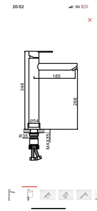 Продам Новый Смеситель Frap SUS304