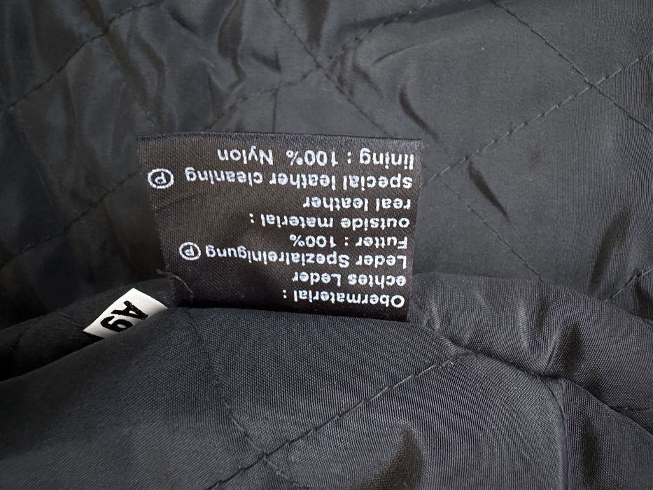 Geaca Piele Naturala LOUIS Negru Barbati | Marime L-XL