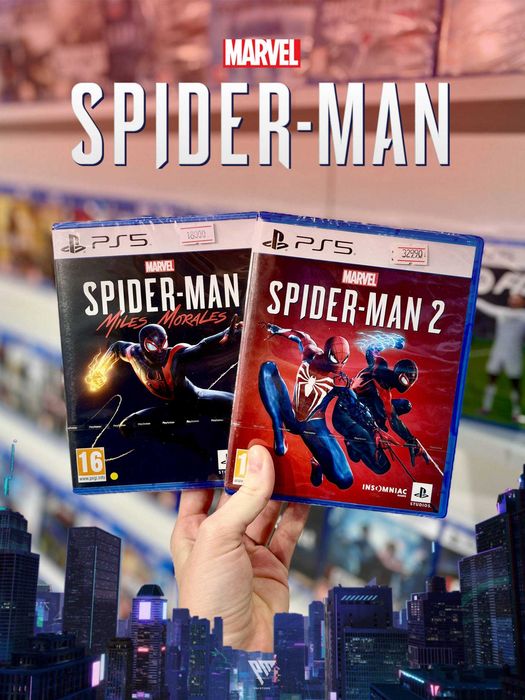 Диски для PlayStation 5 серии "Spider-Man"