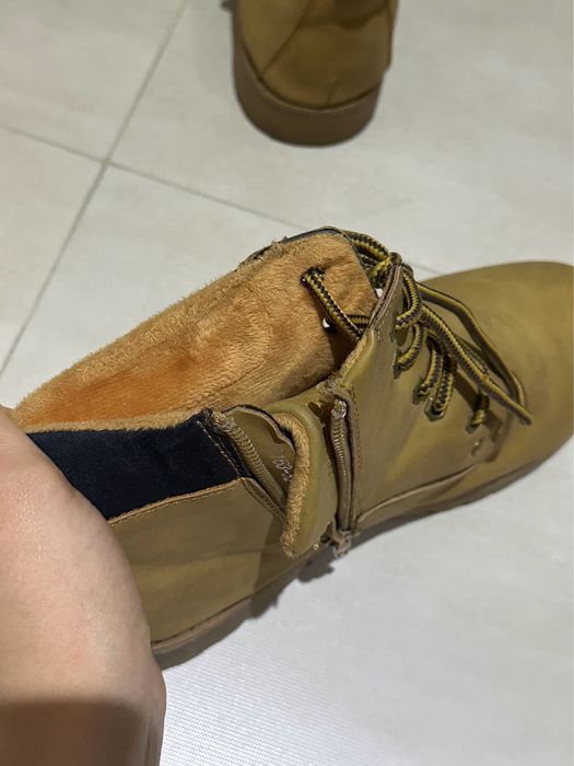 Зимние ботинки (бу) 40-41 размера