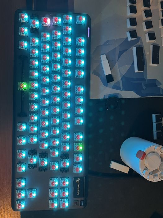 STEELSERIES APEX 7 TKL USB iluminare RGB display OLED Red Switch