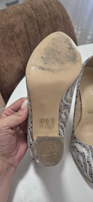 Pantofi dama cu toc gros Milanamar