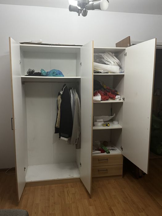 URGENT! Dulap haine modular 3 uși Dulap 2 usi + comoda + scaun