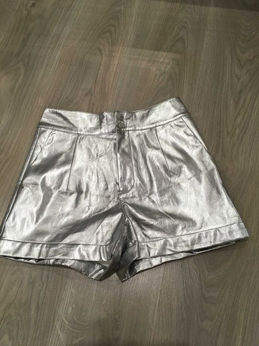 Seven Sisters ефектни панталонки сребро М