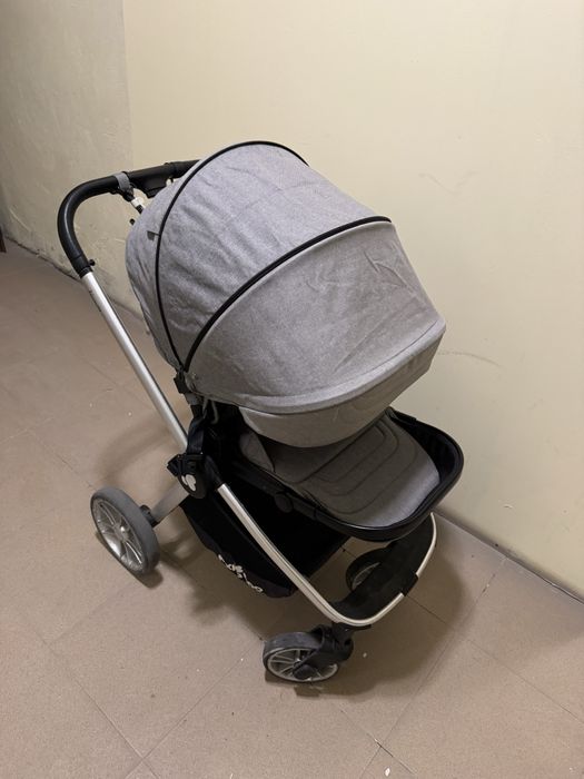 KIKKA BOO Комбинирана количка 3в1 VICENZA GREY