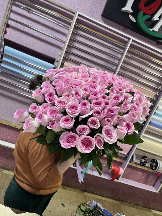 Цветы свежие 51 роза