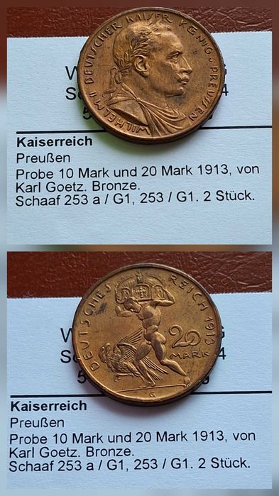 Monede probe monetare 1913 Germania