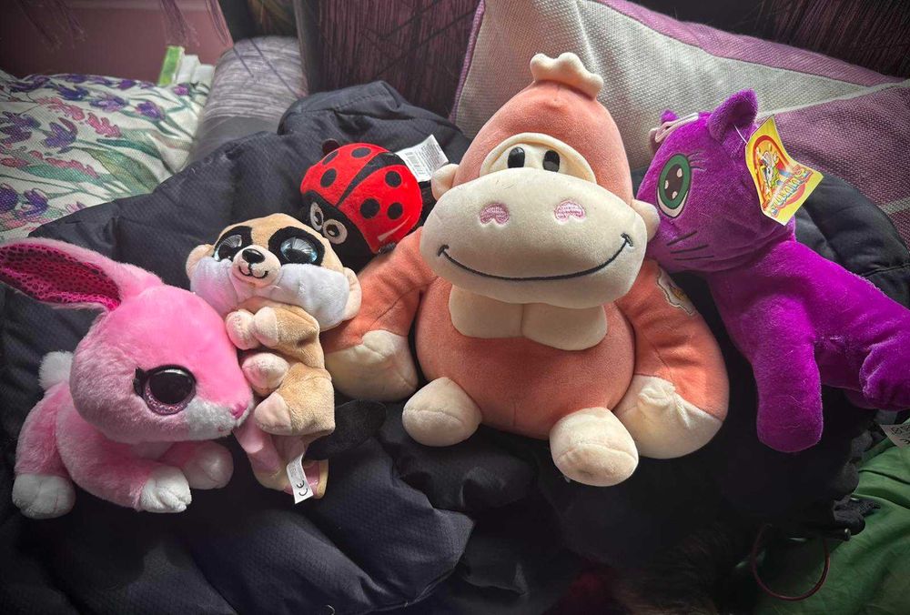 мноого плюшени играчки