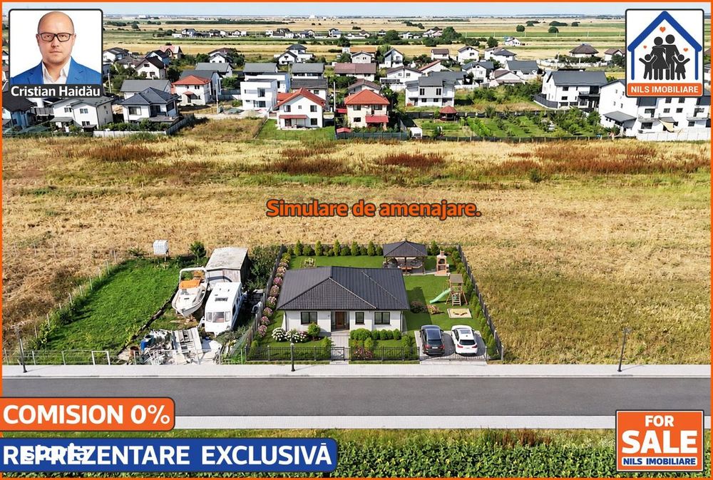 Teren pt casa in Comuna Berceni Ilfov | 350mp (21.4x16.4) |