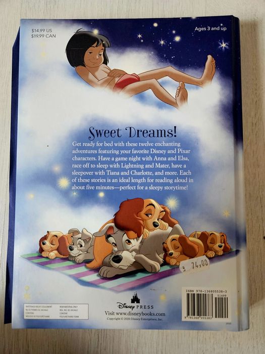 Carte copii 3-5 ani  "5-Minute Sleepy Time Stories"
