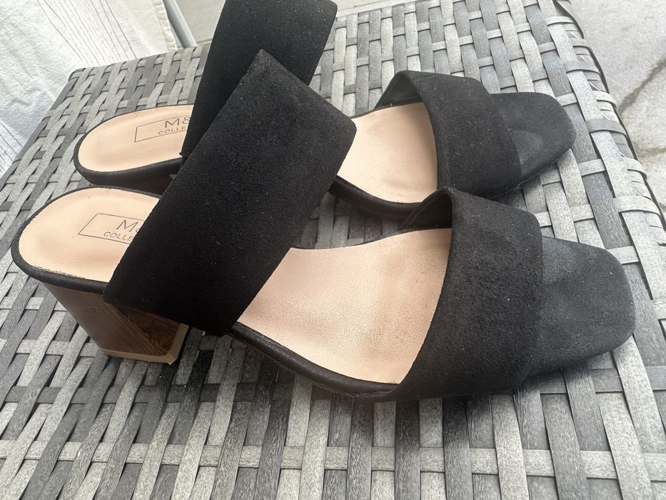 Papuci cu toc gros Marks&Spencer