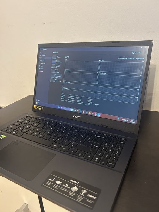 Laptop Acer Aspire 7 RTX 3050Ti