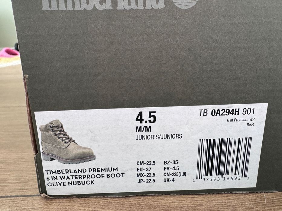 Timberland 37 номер