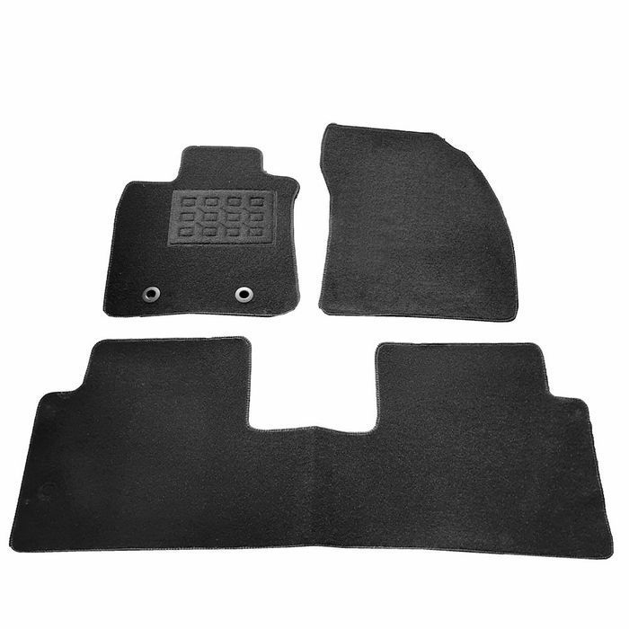 Covorase mocheta Toyota Avensis 3 Sedan (Facelift) 2015-2019, Negre, set de 4 Buc