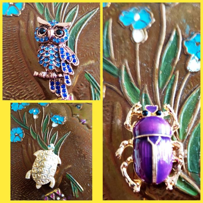 Красивые броши в анималистическом стиле