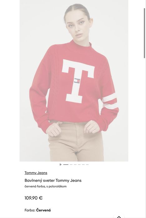 Оригинал Tommy Hilfiger женский свитшот