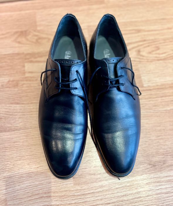 Мъжки кожени обувки Gianni – размер 45, почти нови