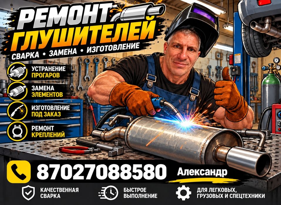 Ремонт и замена глушителей
