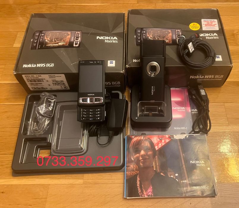Nokia N95 8GB - CA NOU ! Full Box ! RARITATE Colectie Vintage
