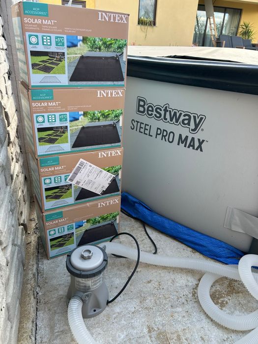 Vand Piscina Bestway Steel Pro Max