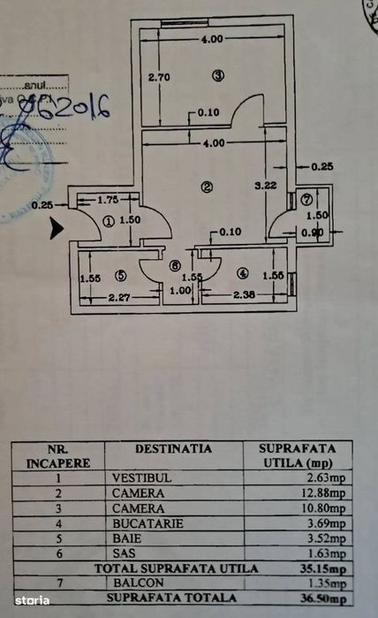 2 Camere, 5 Min Metrou Piața Sudului, Etaj 3/10, Bloc Izolat