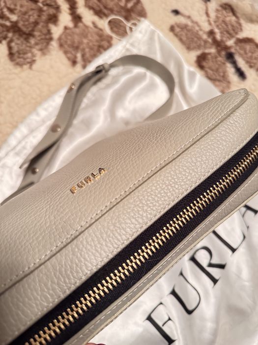 Geantă hobo, damă, Furla Skye Gri