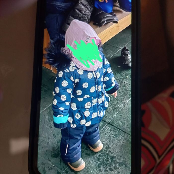 Детская зимняя куртка с брюками