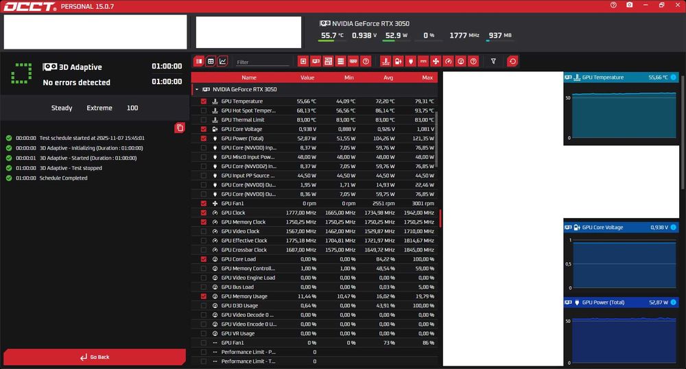 Видеокарта RTX 3050 8 GB